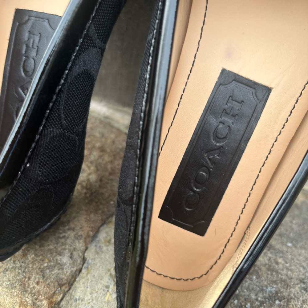 VINTAGE…Coach Black Signature Canvas Horsebit Loafers/NEVER WORN in ORIGINAL BOX - Picture 6 of 17